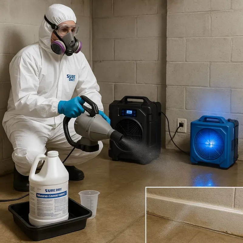 Sanitization and Odor Removal process in Manson, WA